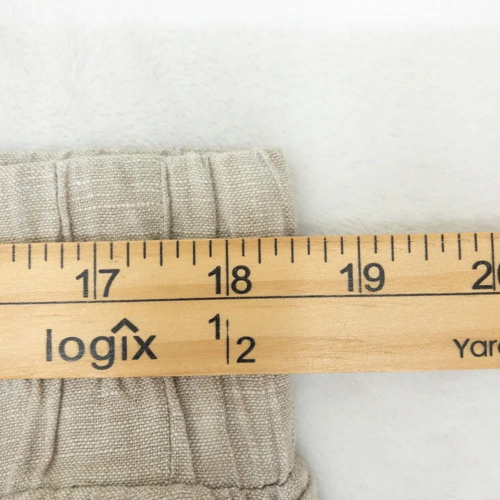 Quince 100% European Linen Wide Leg Pants Womens XL Flax Drawstring Casual SCENT